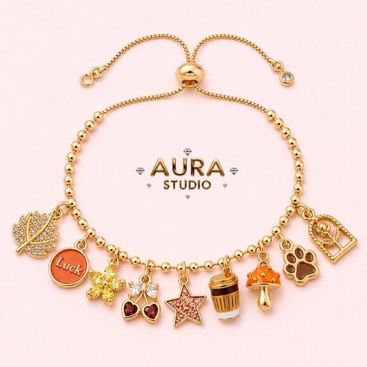 Autumn Themed Charm Bracelet