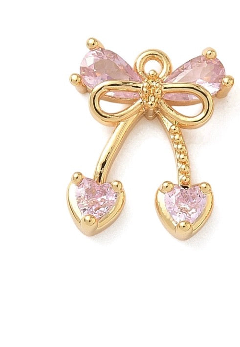 Custom Pink Charm Bracelet