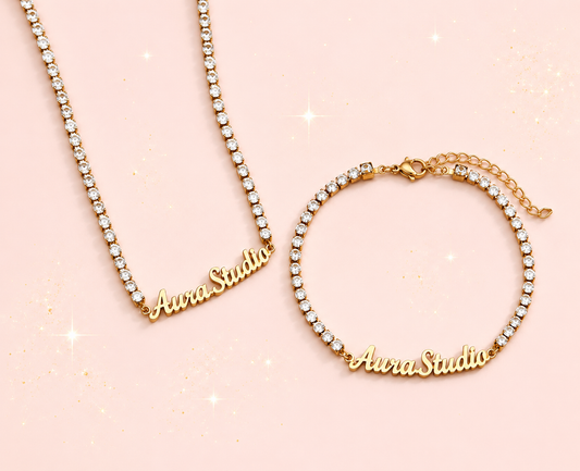 Signature Name Tennis Bracelet