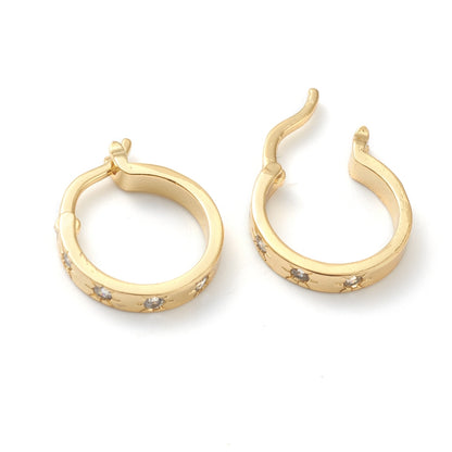 Iris Gold huggie hoops