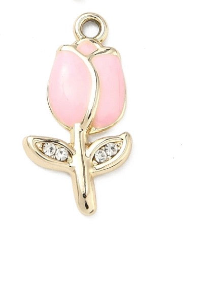 Custom Pink Charm Bracelet