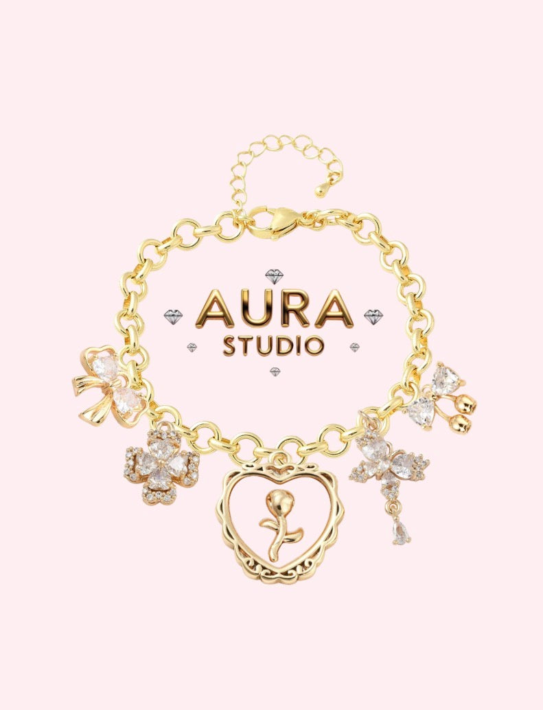 Neutrals Charm Bracelet