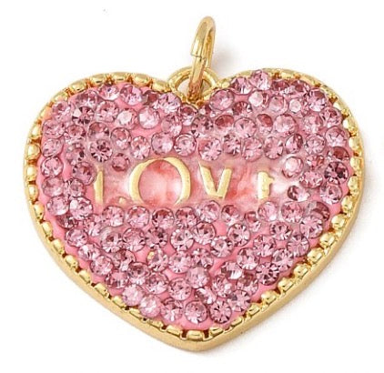 Custom Pink Charm Bracelet