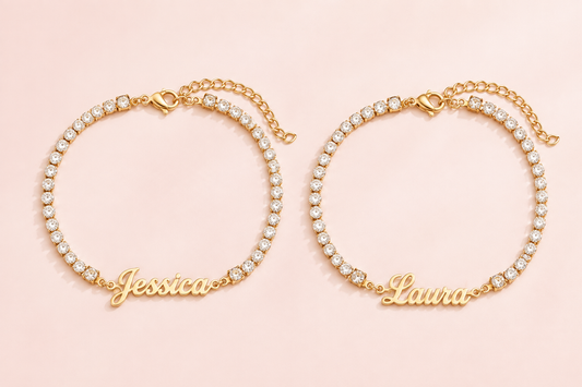 Signature Name Tennis Bracelet