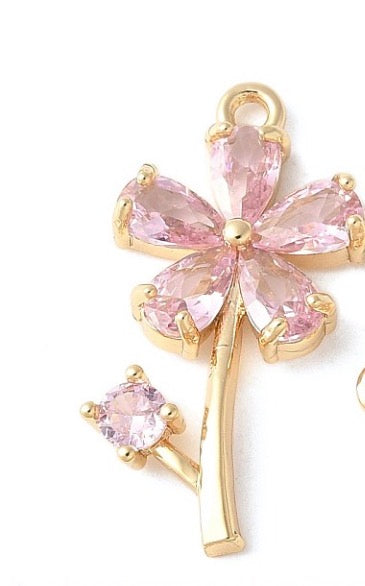 Custom Pink Charm Bracelet