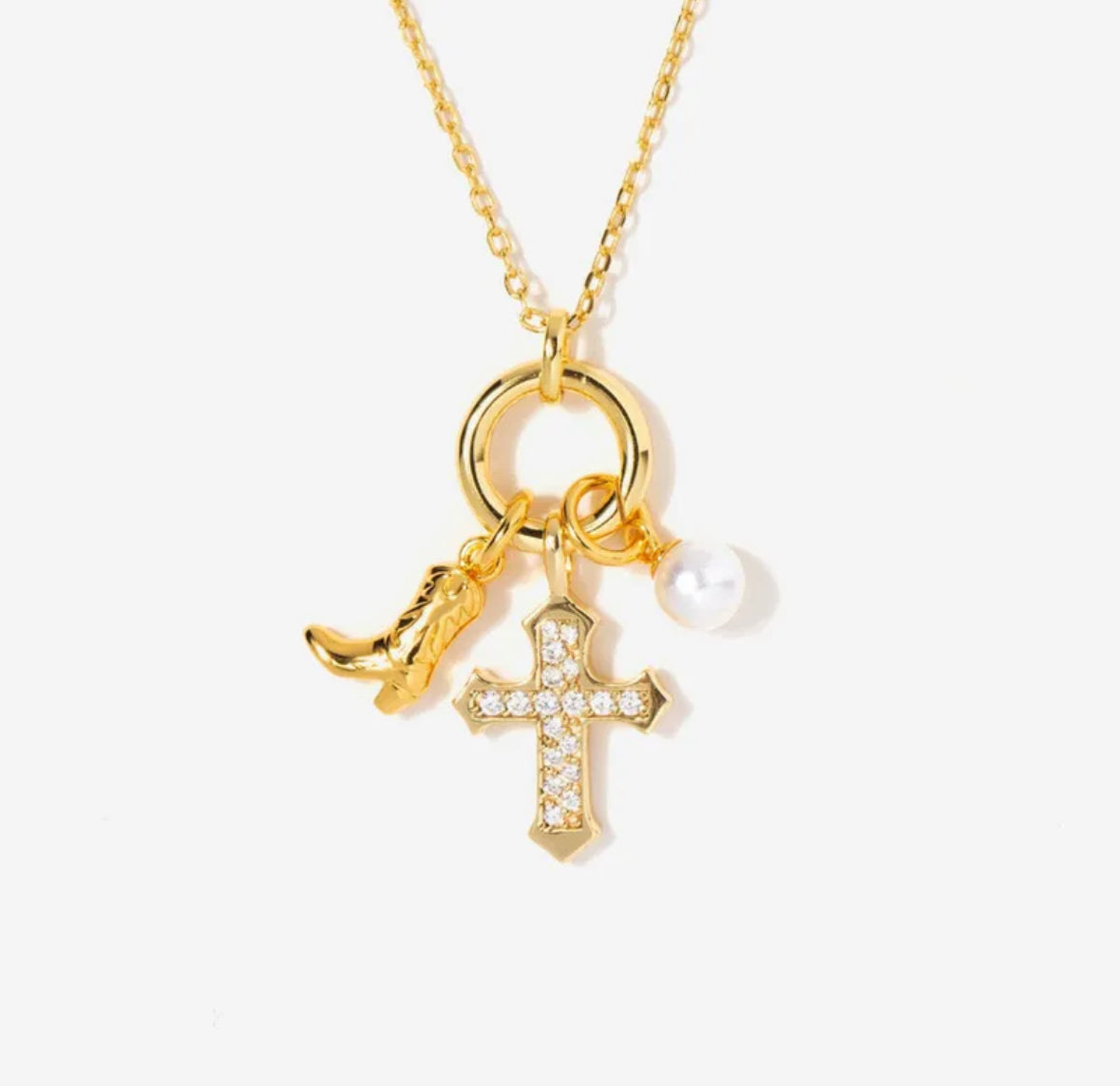 Starter Charm Necklace - Gold