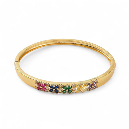 Rainbow Clover Bangle