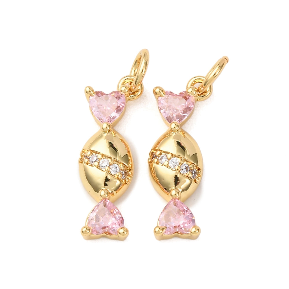 Custom Pink Charm Bracelet