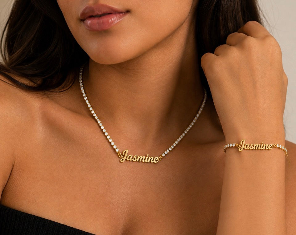 Signature Name Tennis Bracelet