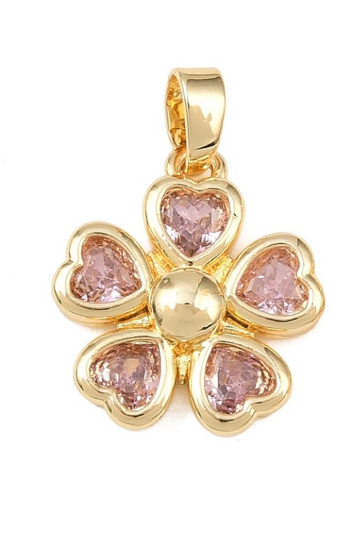 Custom Pink Charm Bracelet